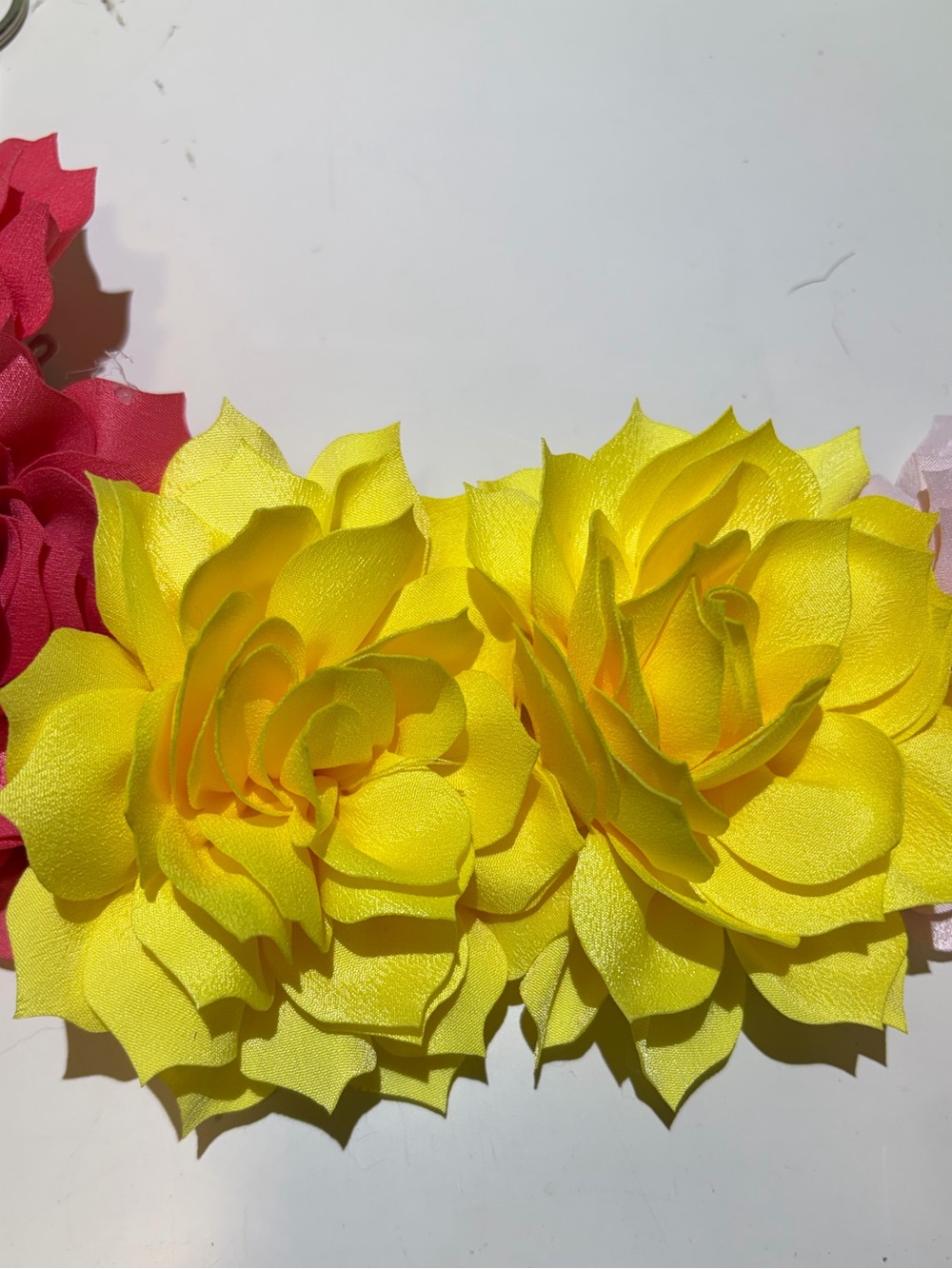 Set of 15 Multicolor Floral Hair Or Shoe Clips or Clip On Spaghetti Straps. OS - Picture 8 of 13